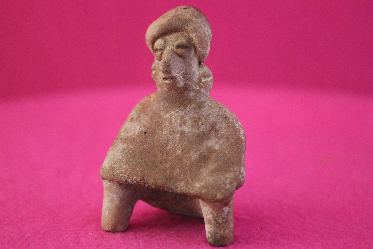 Authentic Pre Columbian Artifact Rare Skirted Tomb Figure Colima Mexico COA 185