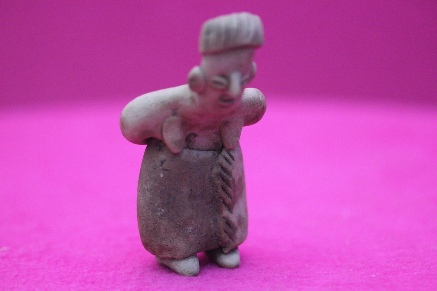 Authentic Pre Columbian Artifact Rare Grandma Tomb Figure Colima Mexico COA 156