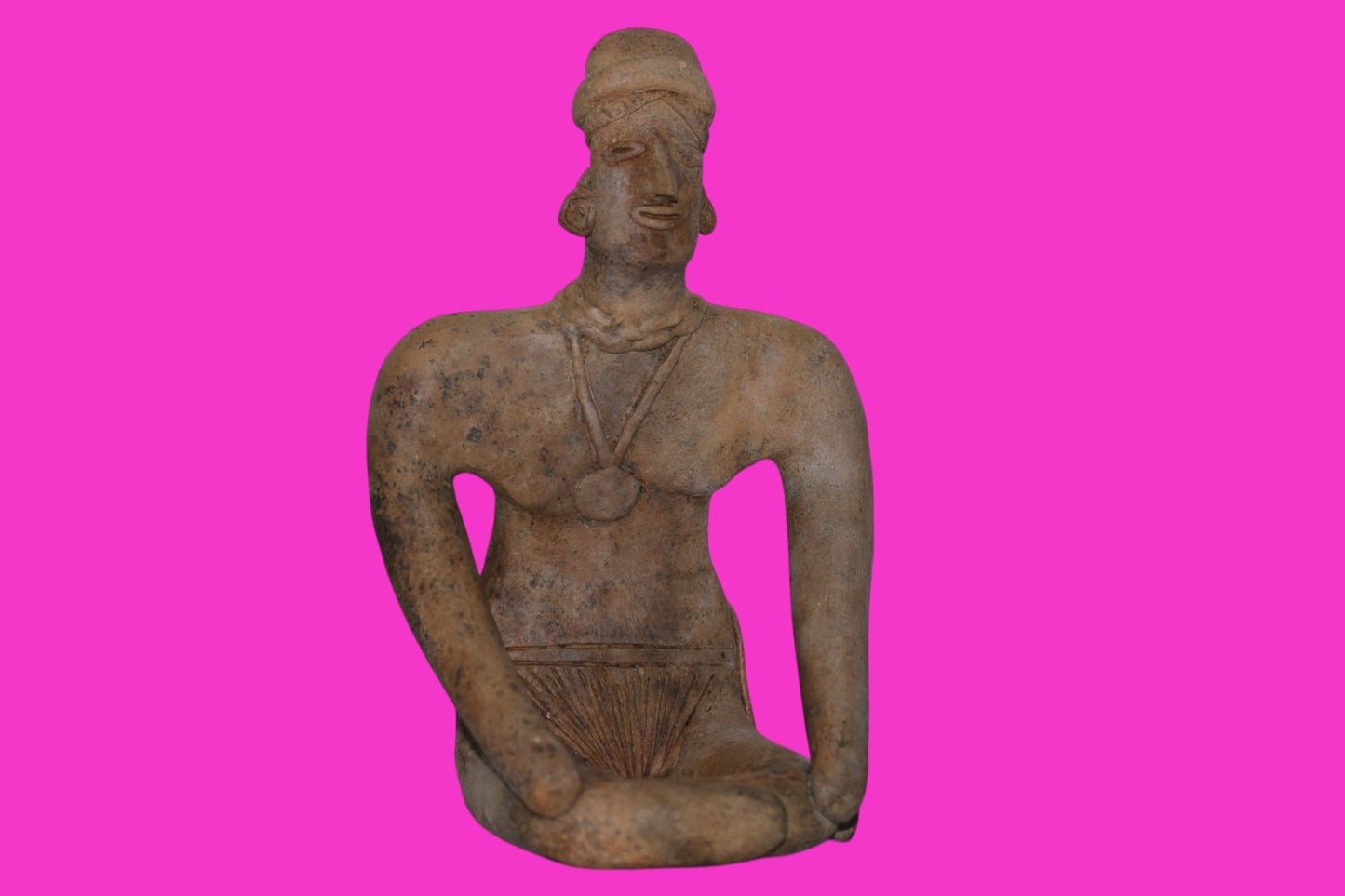 Pre Columbian Museum Quality Artifact Large Tomb Figure Colima Mexico COA 215