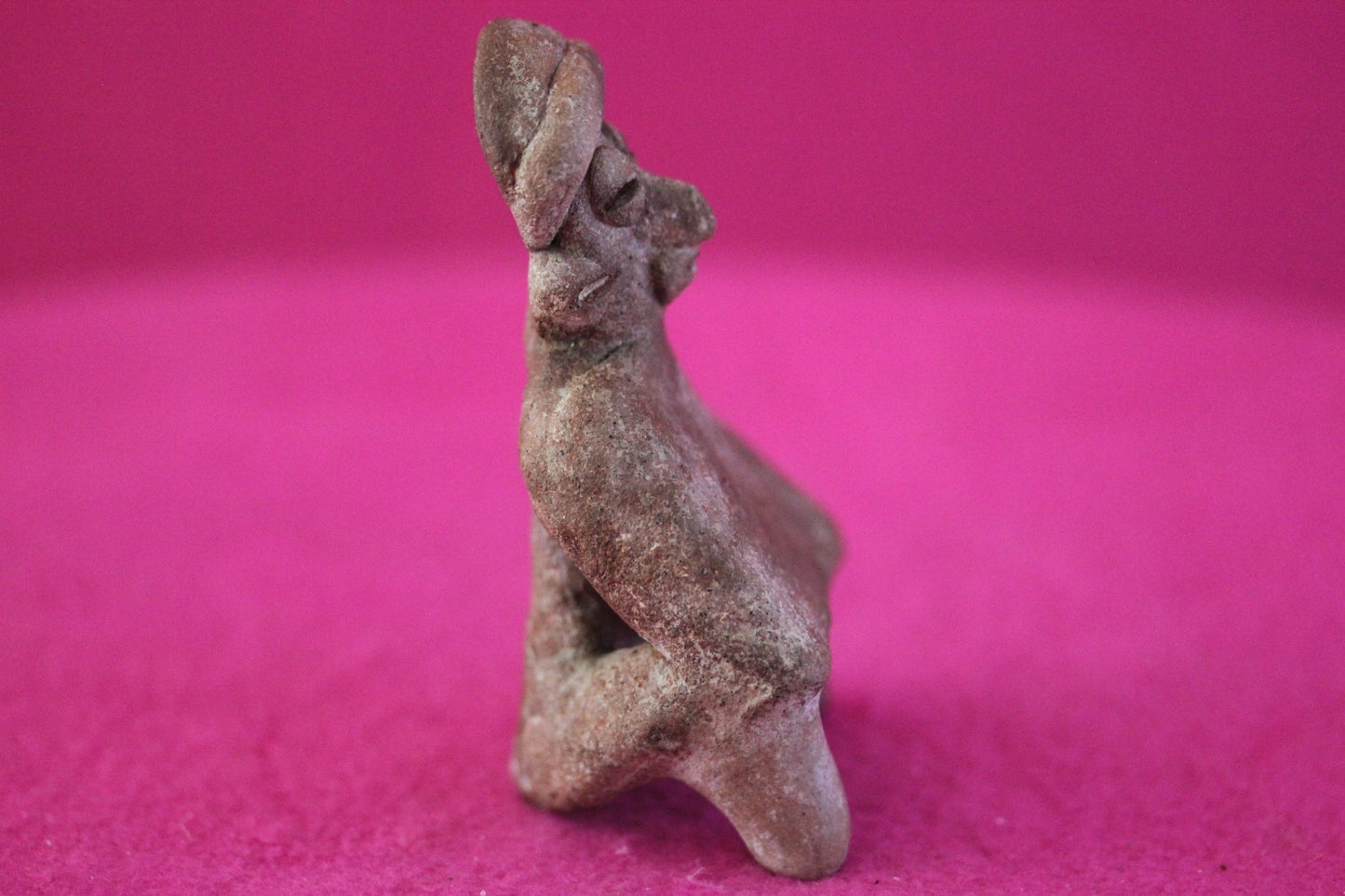 Authentic Pre Columbian Artifact Rare Skirted Tomb Figure Colima Mexico COA 185