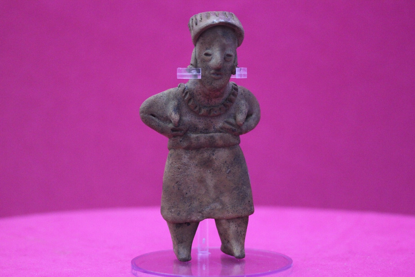 Authentic Pre Columbian Artifact Old Grandma Colima Mexico 100 BC-250 AD COA 151