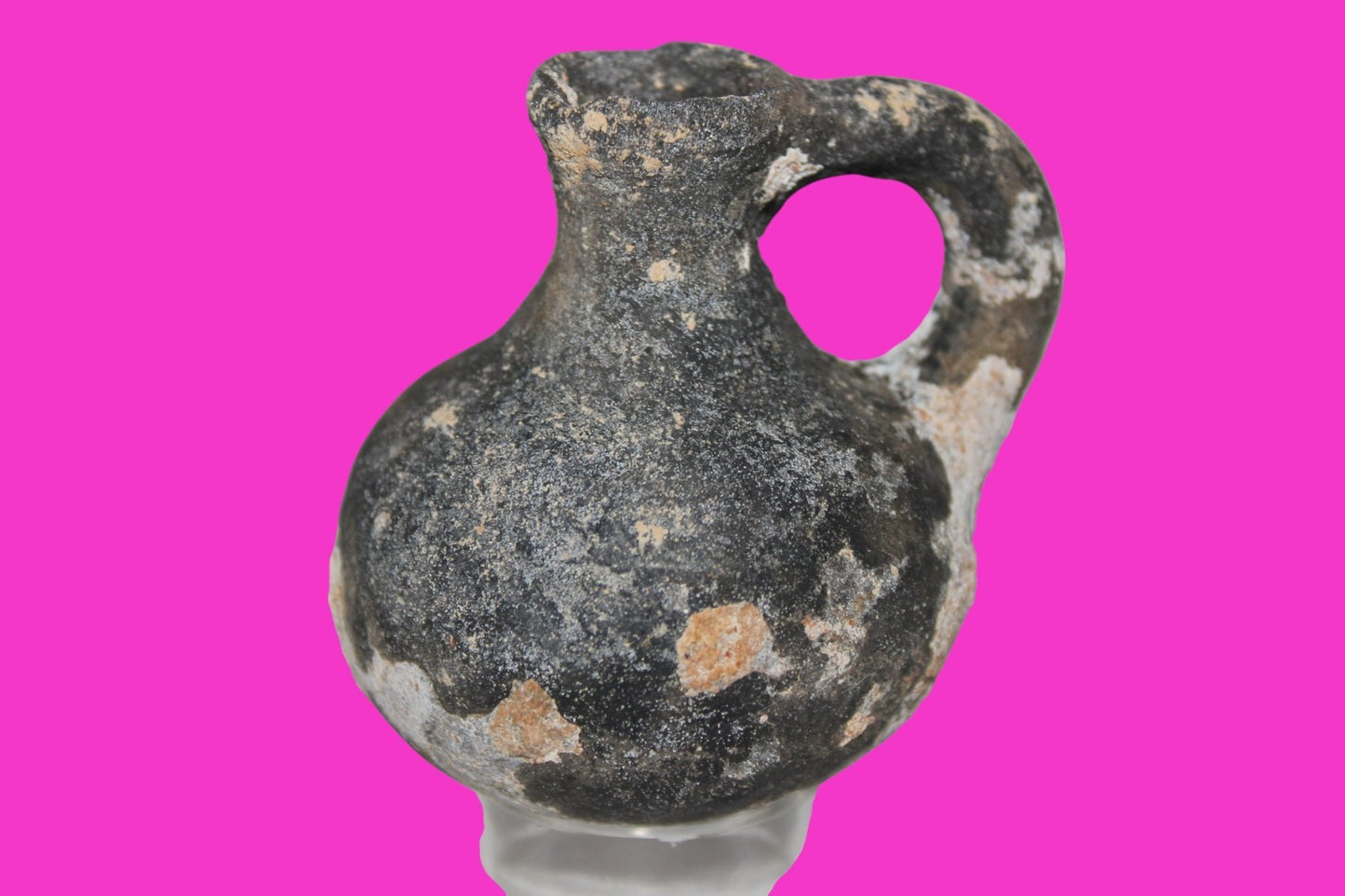 Ancient Holy Land Artifact King David Mini Jugglet Christ Home Land 1000BC COA 1