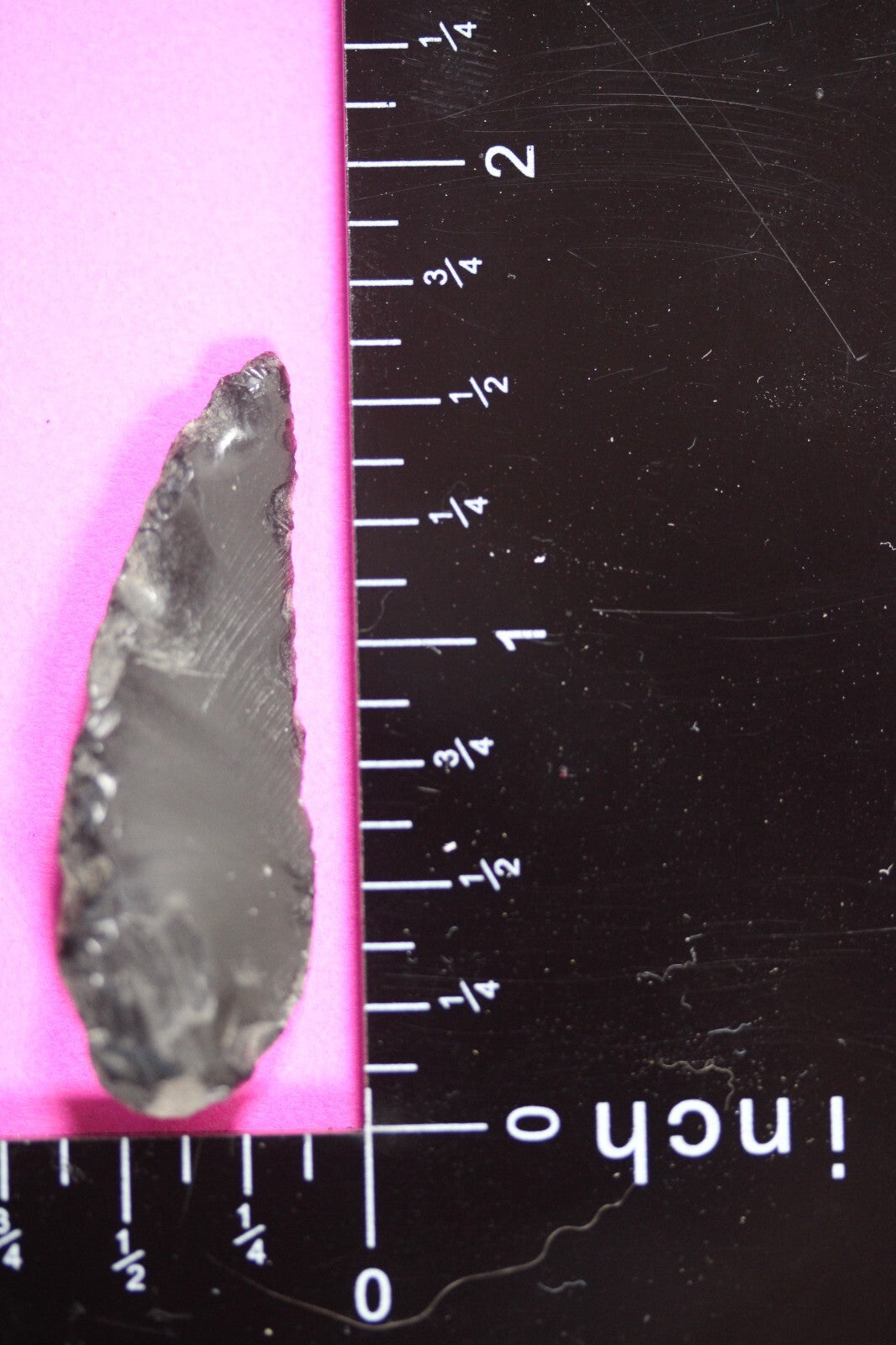 Authentic Pre Columbian Artifact Aztec Arrowhead Battle of Mexico City COA 07
