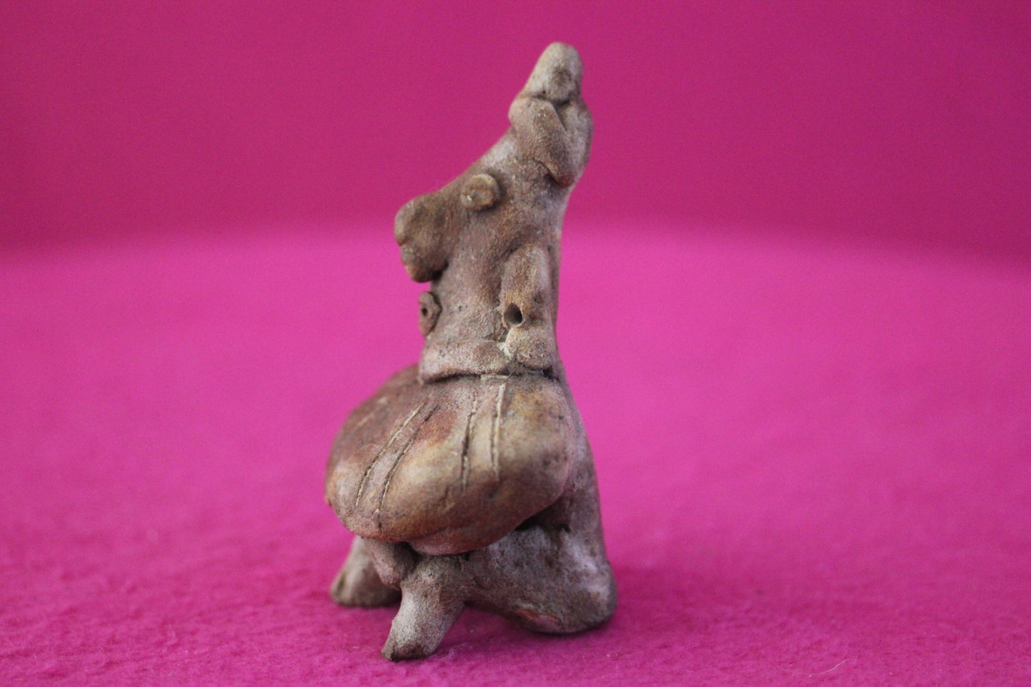 Authentic Pre Columbian Artifact Rare Skirted Tomb Figure Colima Mexico COA 181