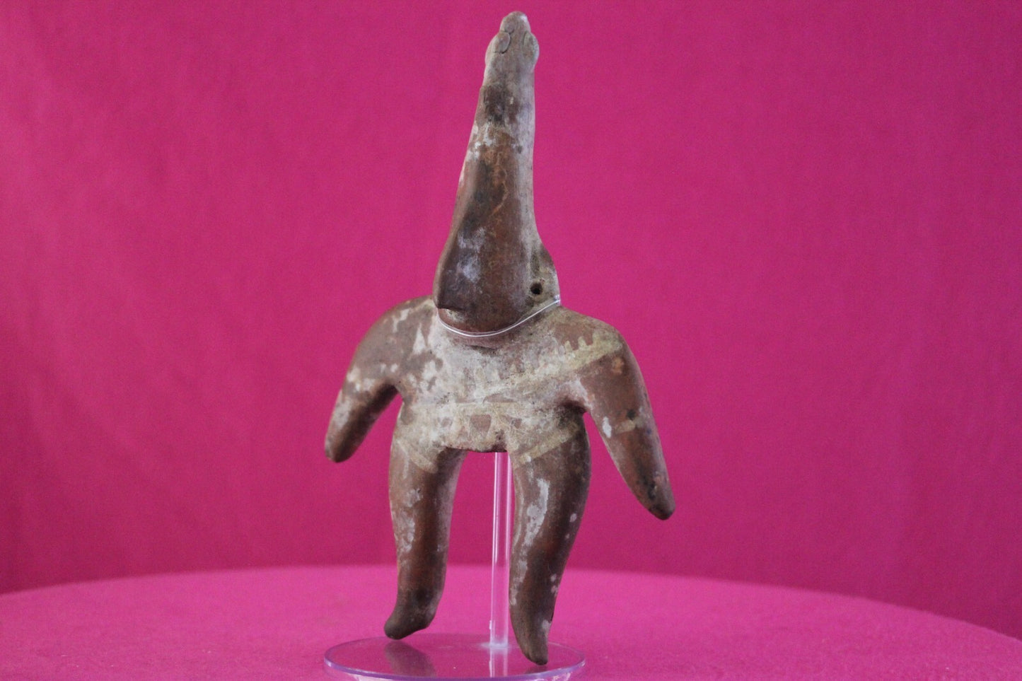 Authentic Pre Columbian Artifact Tomb Figure Colima Mexico 100 BC-250 AD COA 168