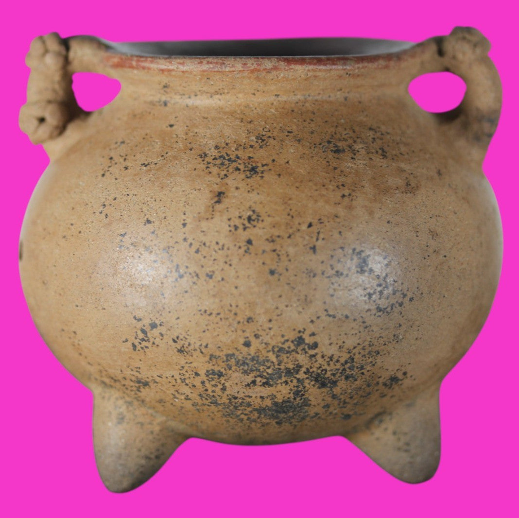 Authentic Pre Columbian Artifact Tripod Bowl Nicoya Costa Rica 700 AD COA J07