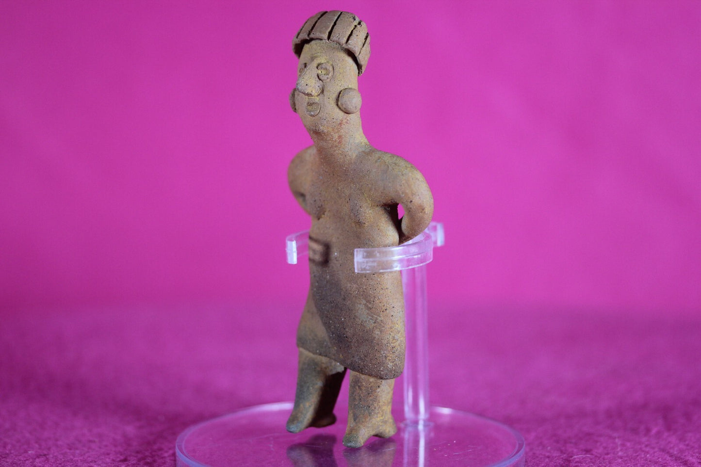 Authentic Pre Columbian Artifact Rare Grandma Tomb Figure Colima Mexico COA 143