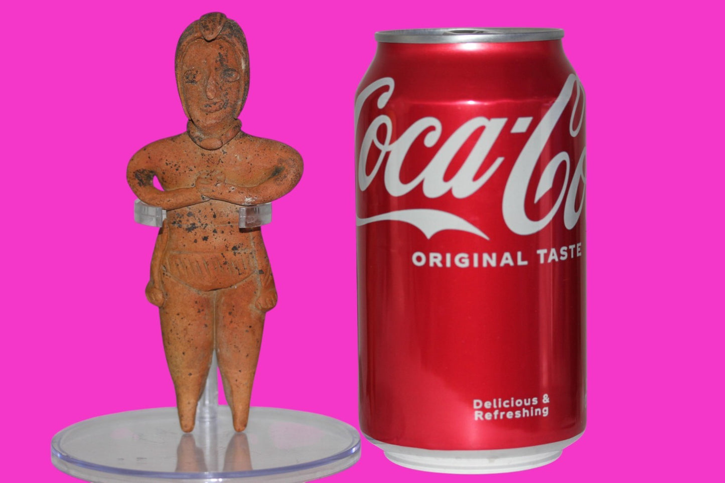 Authentic Pre Columbian Artifact Pretty Lady Tomb Figure Colima Mexico COA 17