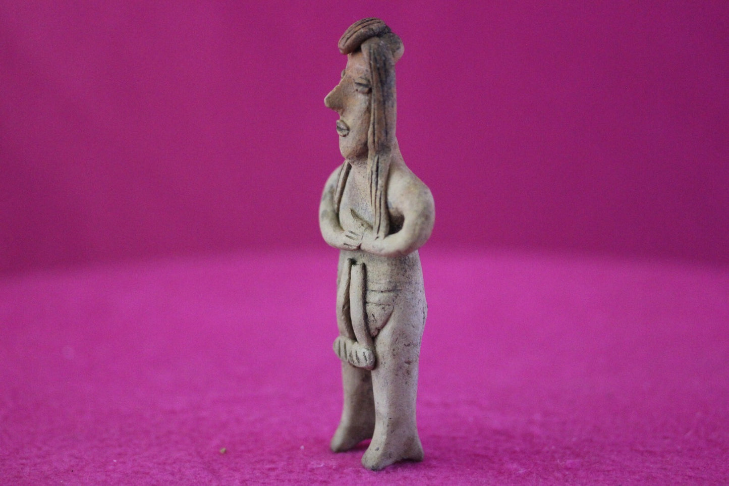 Authentic Pre Columbian Artifact Tomb Figure Colima Mexico 100 BC-250 AD COA 178