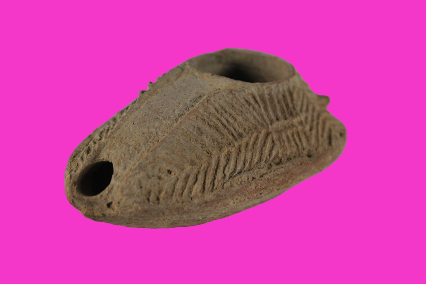 Ancient Holy Land Oil Lamp Artifact From Jesus Christ Homeland 400-600AD COA 39