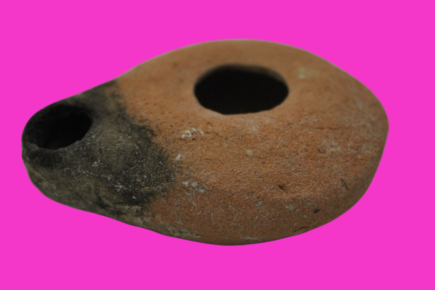 Ancient Holy Land Oil Lamp Artifact Jesus Christ Home Land 100BC-100AD COA 49