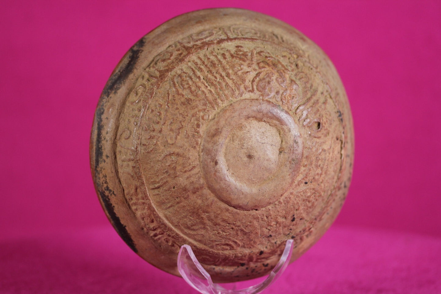 Authentic Pre Columbian Artifact Mayan Molded Bowl Yucatan 250-900 AD COA J98