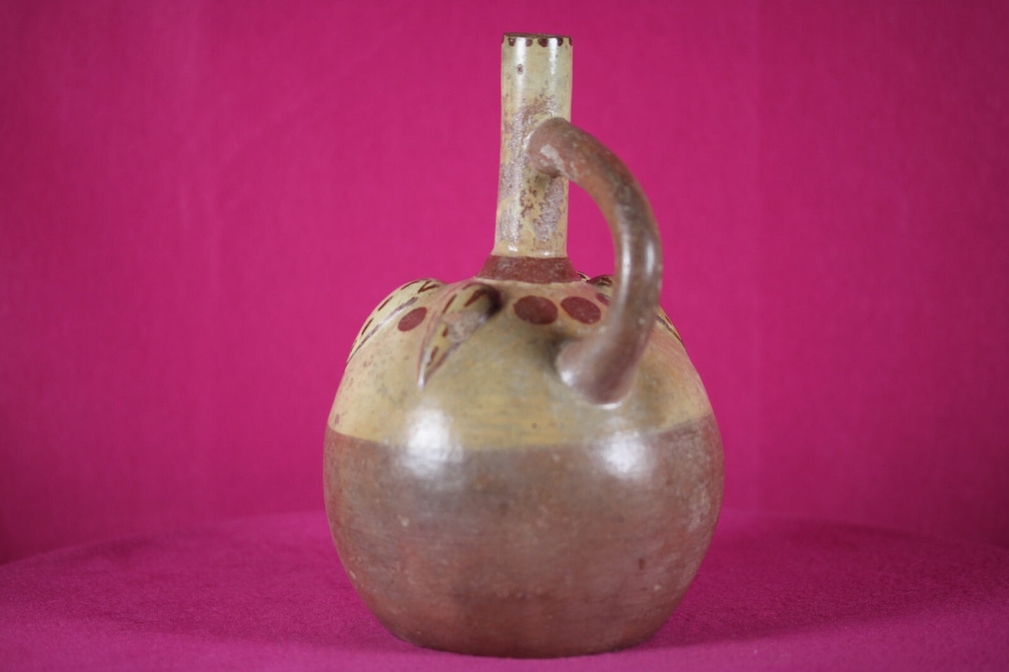 Authentic Pre Columbian Artifact Fruit Vessel Moche Ex Arte Primitivo COA T107
