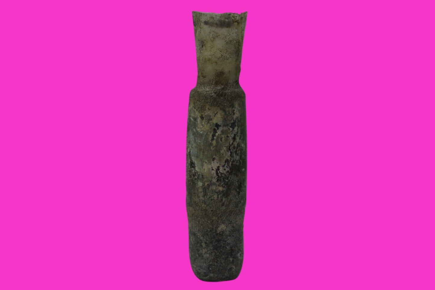 Authentic Persian Artifact Glass Bottle 900-1000 AD Silk Road Hoard COA J31