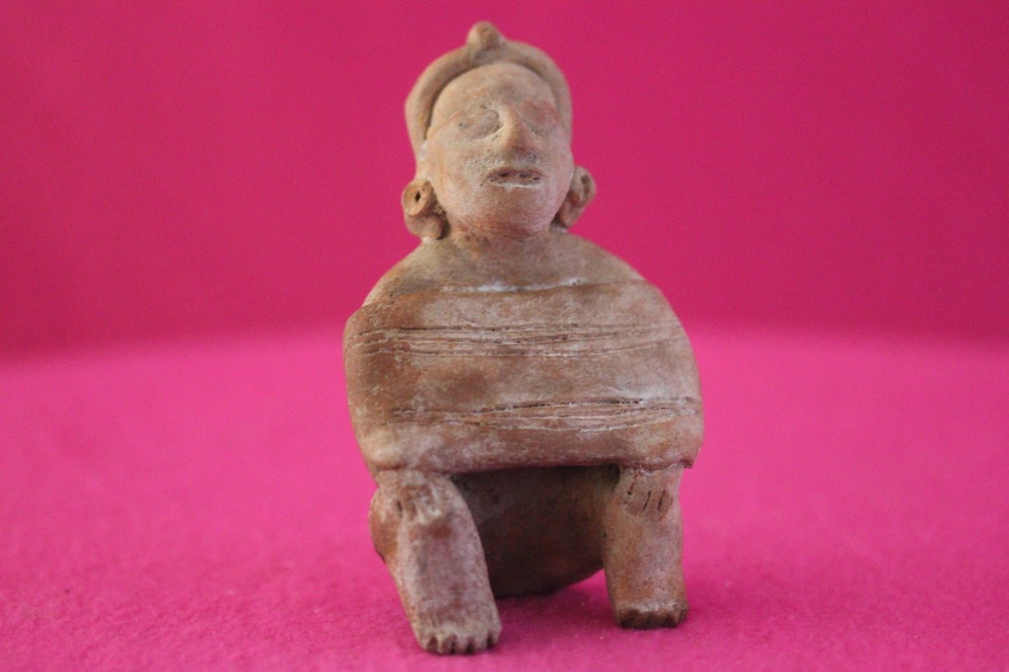 Authentic Pre Columbian Artifact Rare Skirted Tomb Figure Colima Mexico COA 180