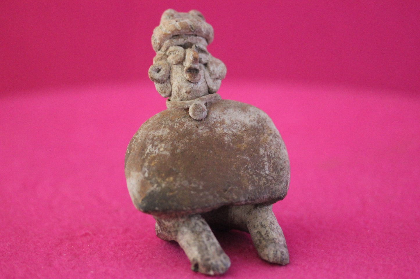 Authentic Pre Columbian Artifact Rare Skirted Tomb Figure Colima Mexico COA 183