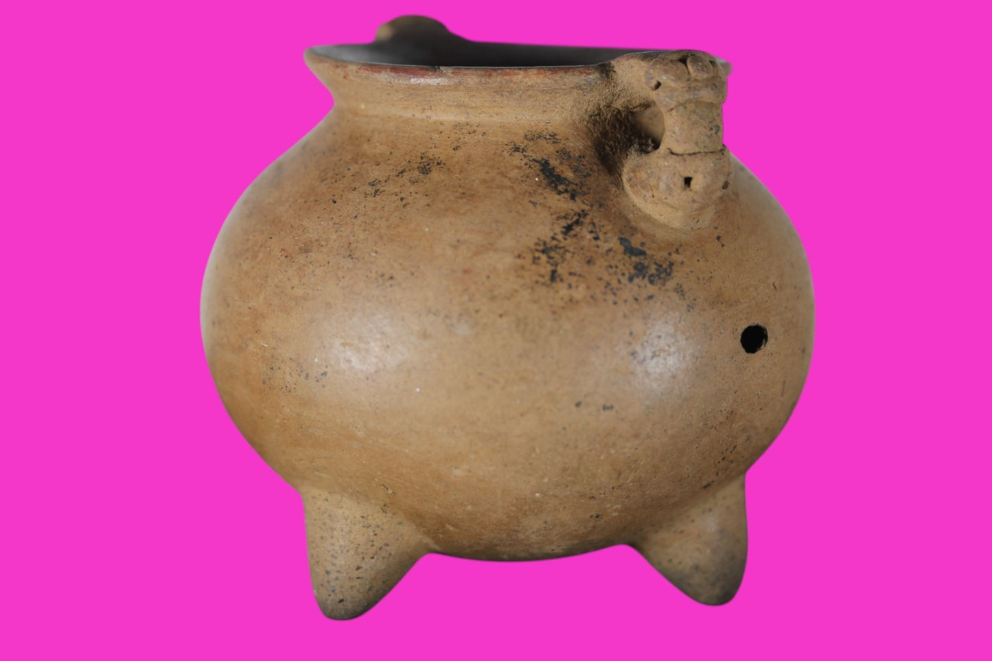 Authentic Pre Columbian Artifact Tripod Bowl Nicoya Costa Rica 700 AD COA J07