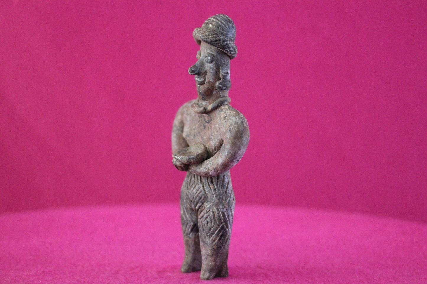 Authentic Pre Columbian Artifact Tomb Figure Colima Mexico 100 BC-250 AD COA 171
