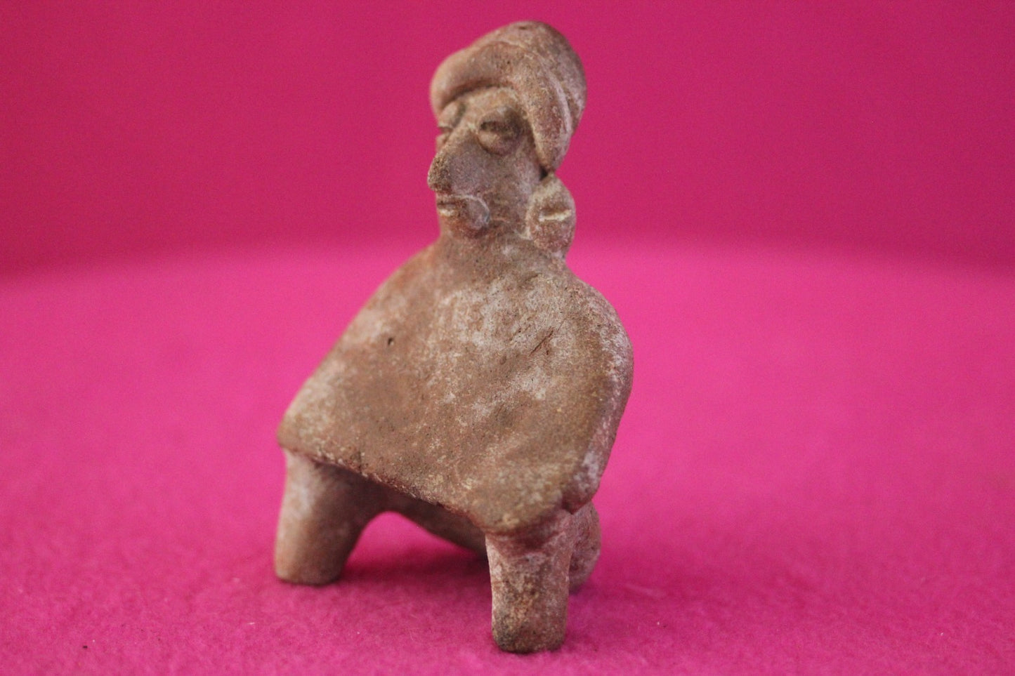 Authentic Pre Columbian Artifact Rare Skirted Tomb Figure Colima Mexico COA 185