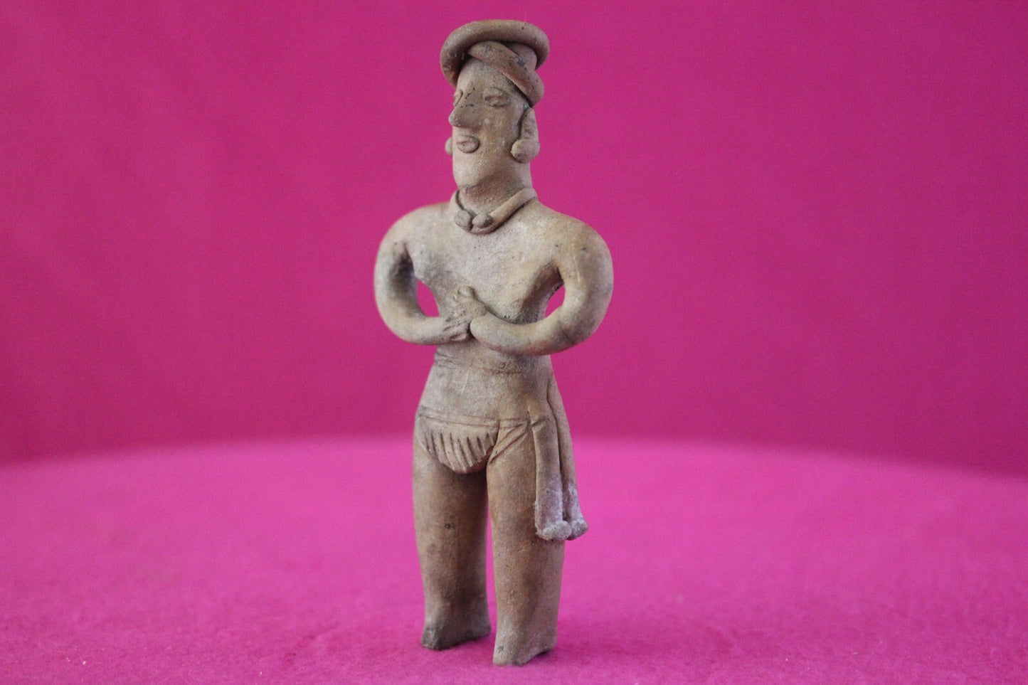 Authentic Pre Columbian Artifact Tomb Figure Colima Mexico 100 BC-250 AD COA 170