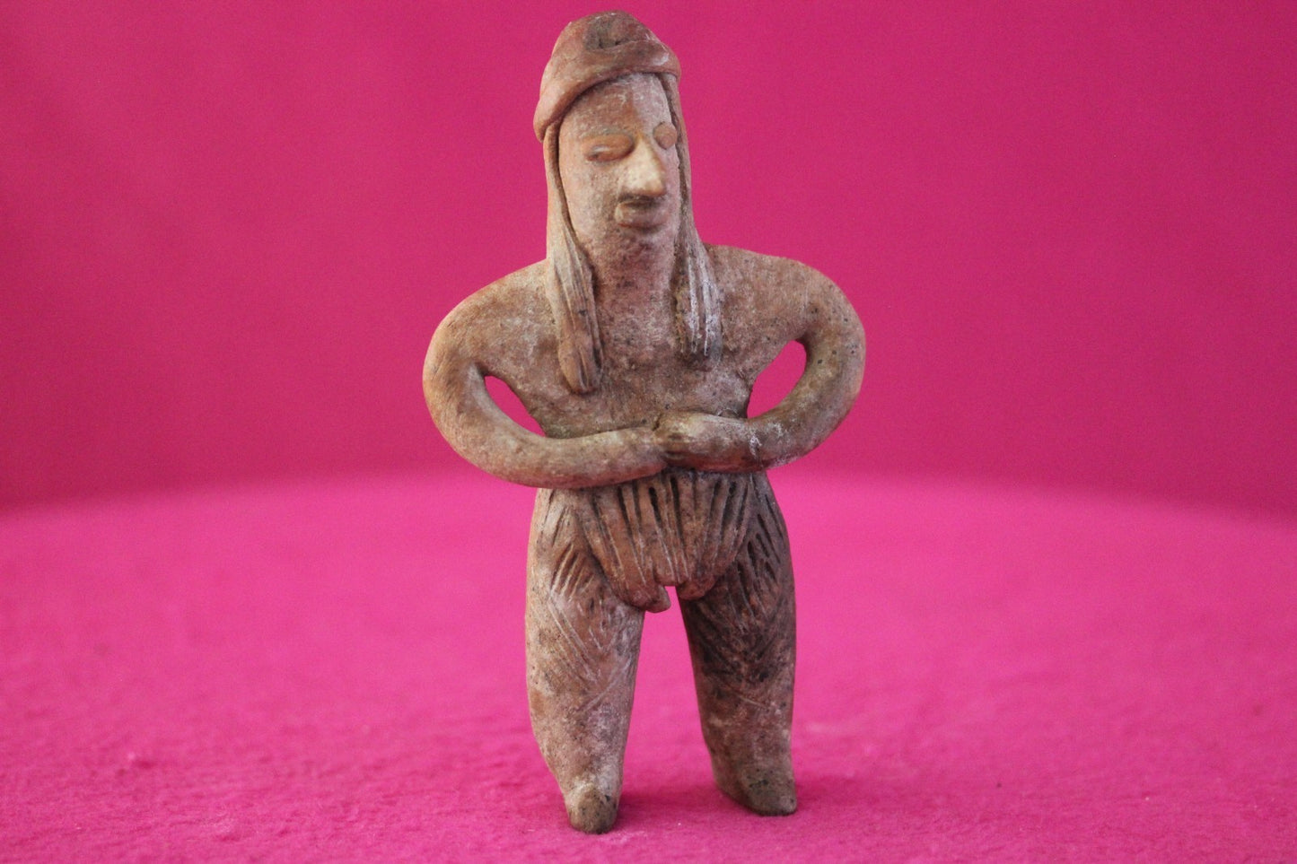 Authentic Pre Columbian Artifact Pretty Lady Tomb Figure Colima Mexico COA 197