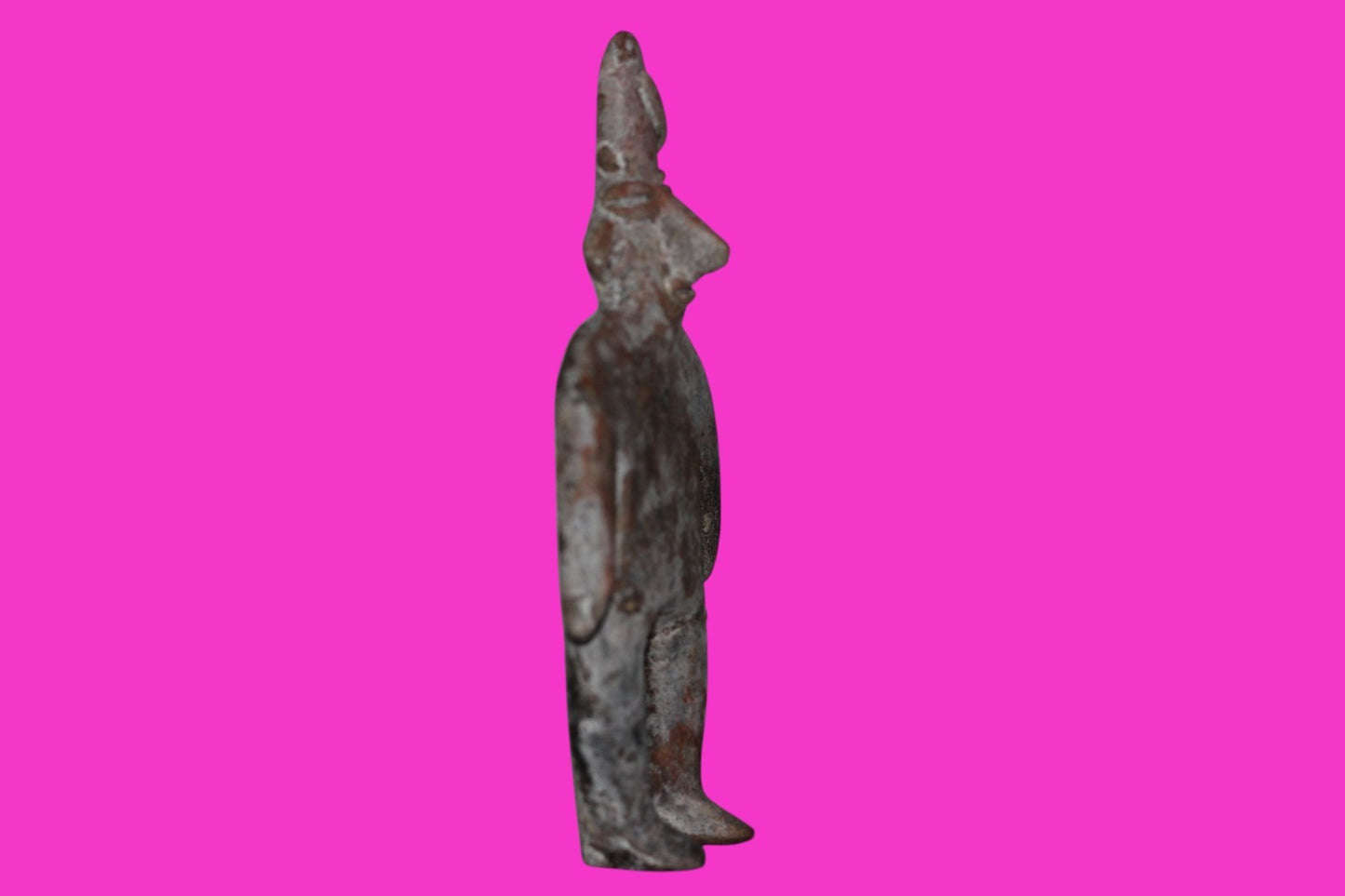 Authentic Pre Columbian Artifact Male Archaic Tomb Figure Colima Mexico COA 19
