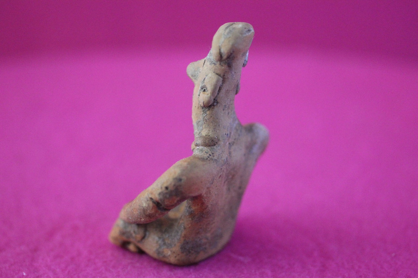 Authentic Pre Columbian Artifact Female Seated Tomb Figure Colima Mexico COA 190