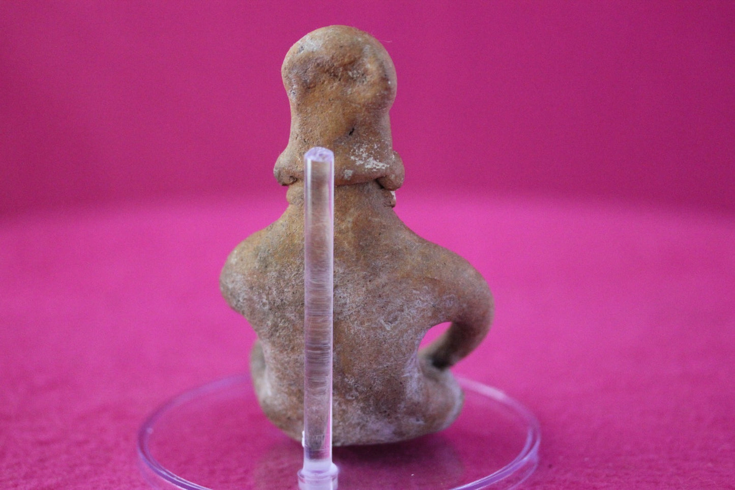 Authentic Pre Columbian Artifact Rare Seated Tomb Figure Colima Mexico COA 187