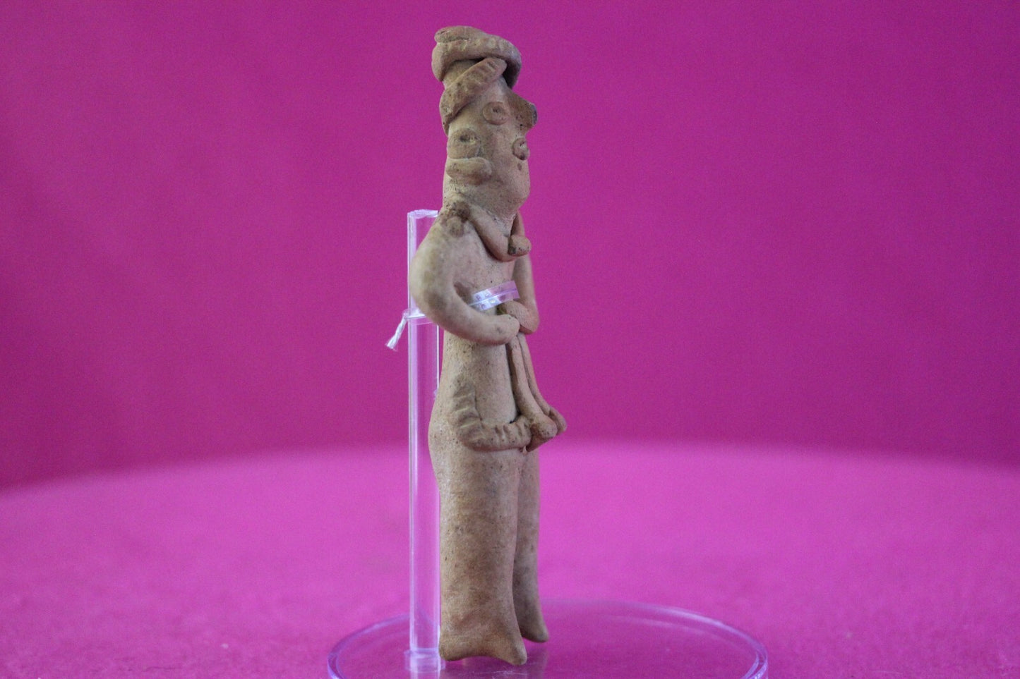 Authentic Pre Columbian Artifact Tomb Figure Colima Mexico 100 BC-250 AD COA 162