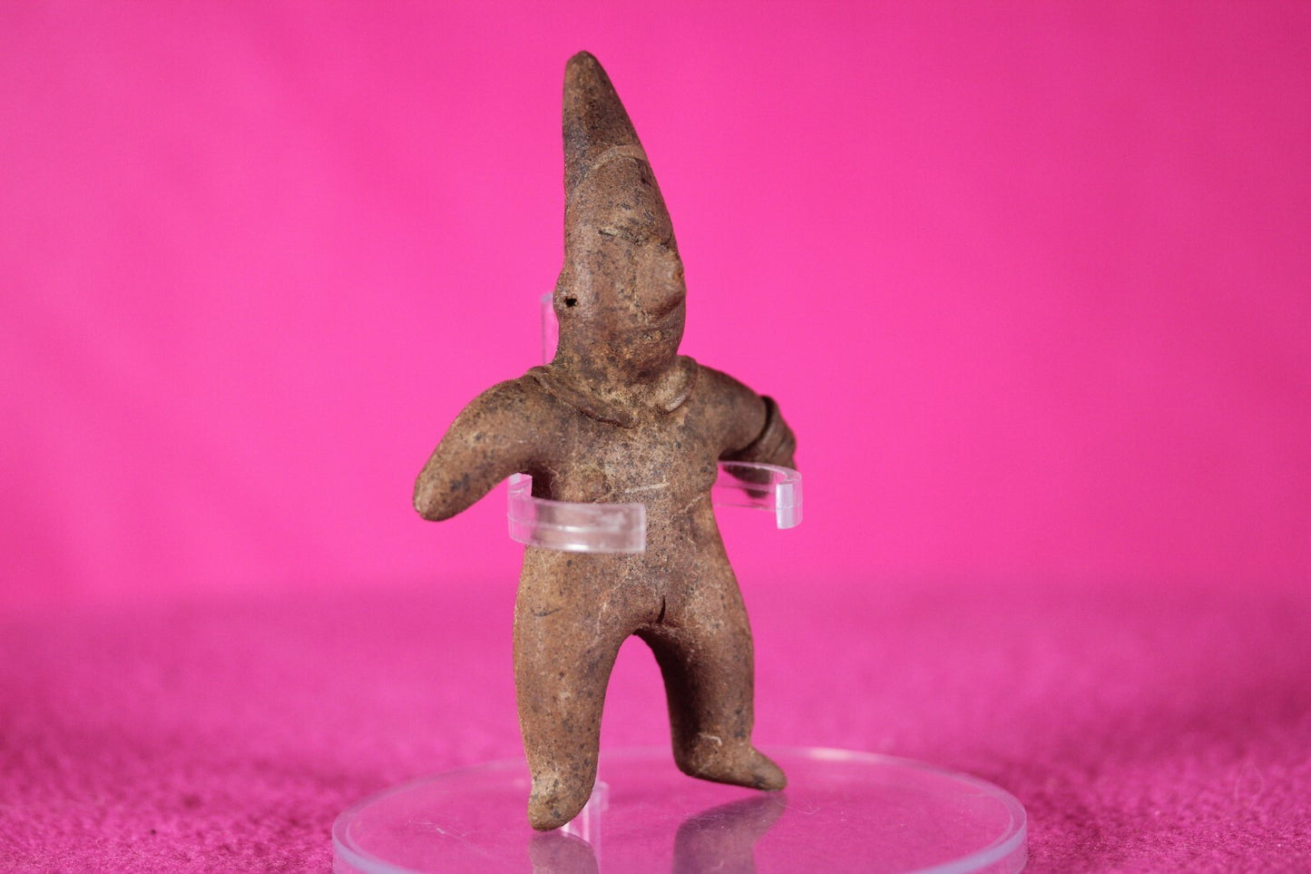 Authentic Pre Columbian Artifact Archaic Tomb Figure Colima Mexico 100BC COA 135