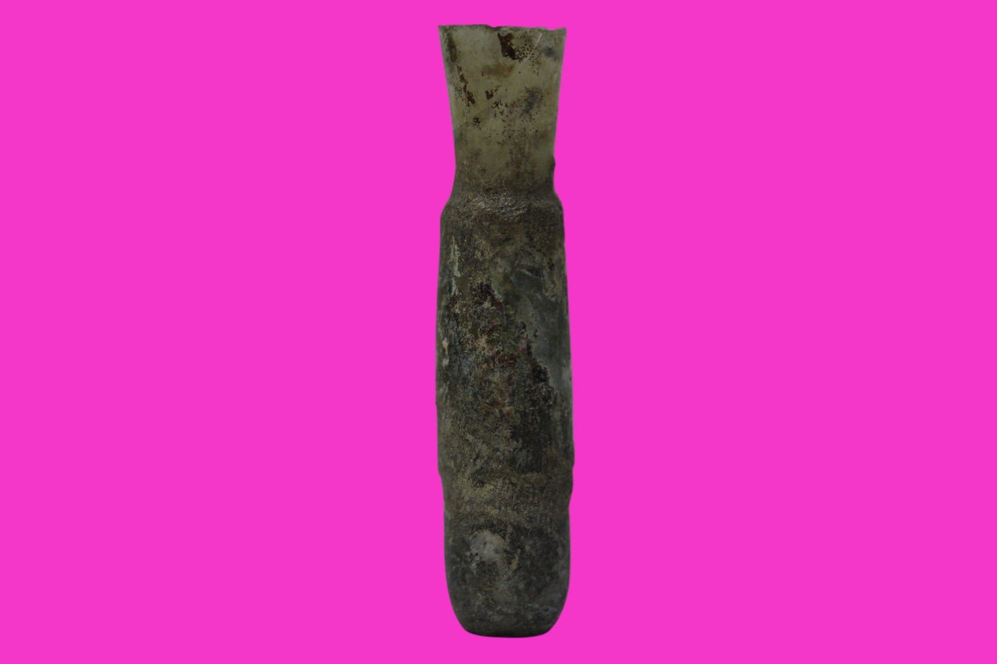 Authentic Persian Artifact Glass Bottle 900-1000 AD Silk Road Hoard COA J31