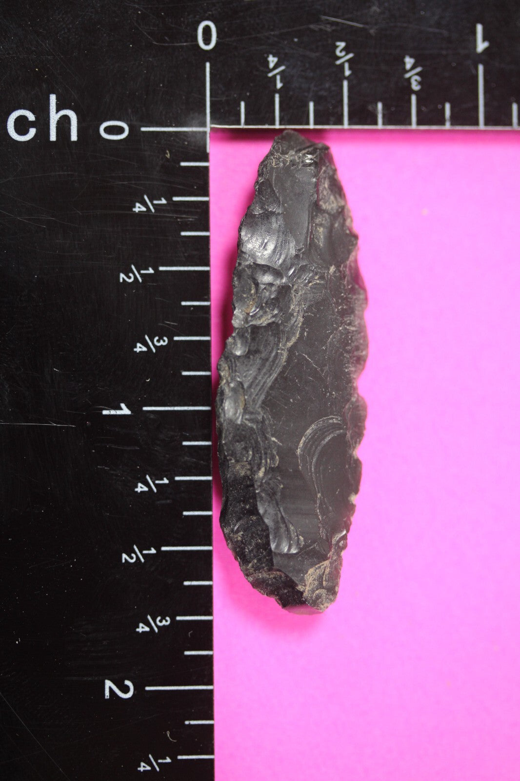 Pre Columbian Artifact Authentic Aztec Arrowhead Battle of Mexico City COA 59