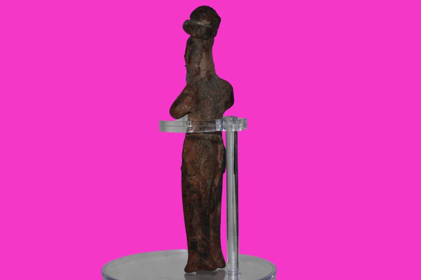 Authentic Pre Columbian Artifact Pretty Lady Tomb Figure Colima Mexico COA 16