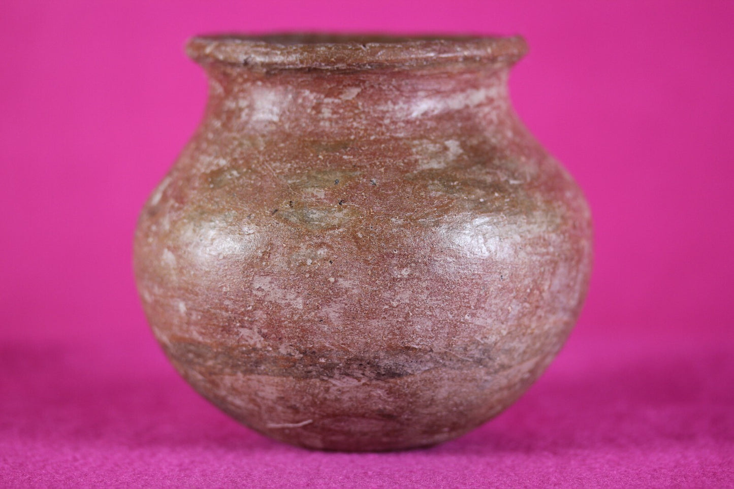Pre Columbian Artifact Colima 300 BC-300 AD Red Jar Guaranteed Authentic COA J57