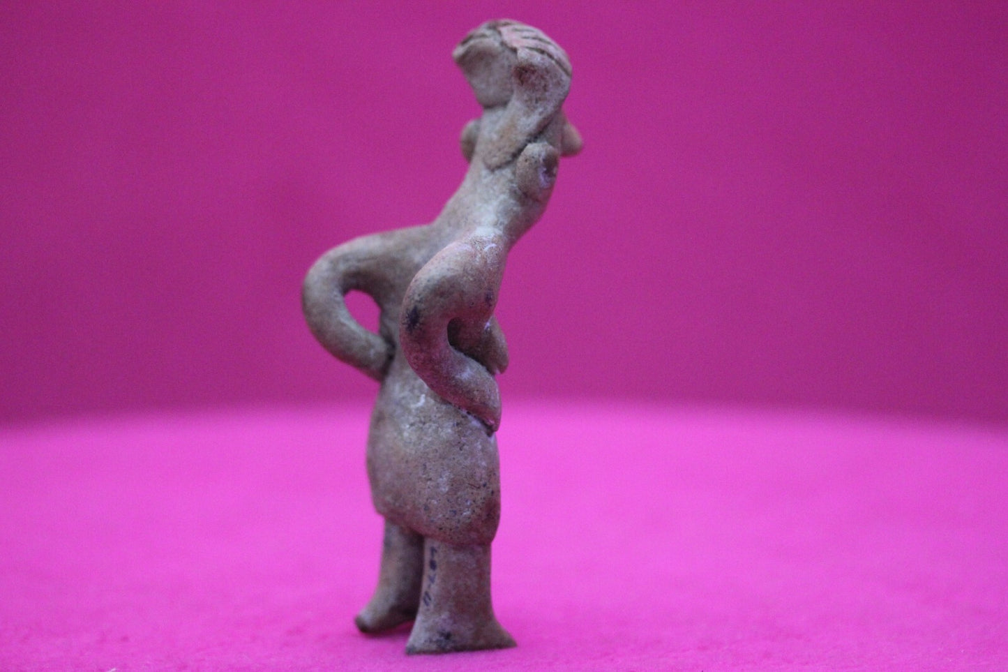 Authentic Pre Columbian Artifact Rare Grandma Tomb Figure Colima Mexico COA 153