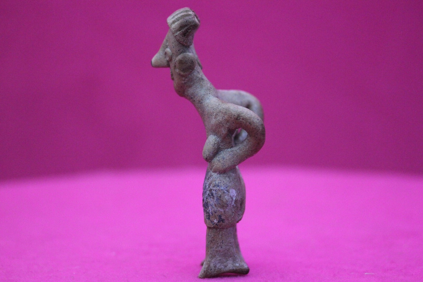 Authentic Pre Columbian Artifact Rare Grandma Tomb Figure Colima Mexico COA 153