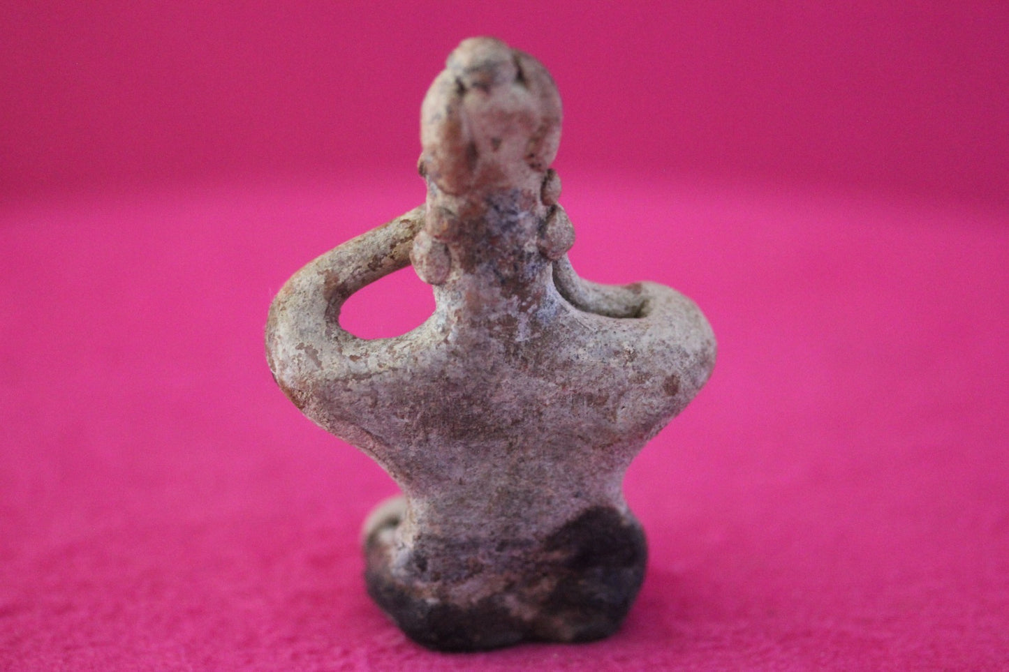 Authentic Pre Columbian Artifact Sleepy Grandma Tomb Figure Colima Mexico COA179