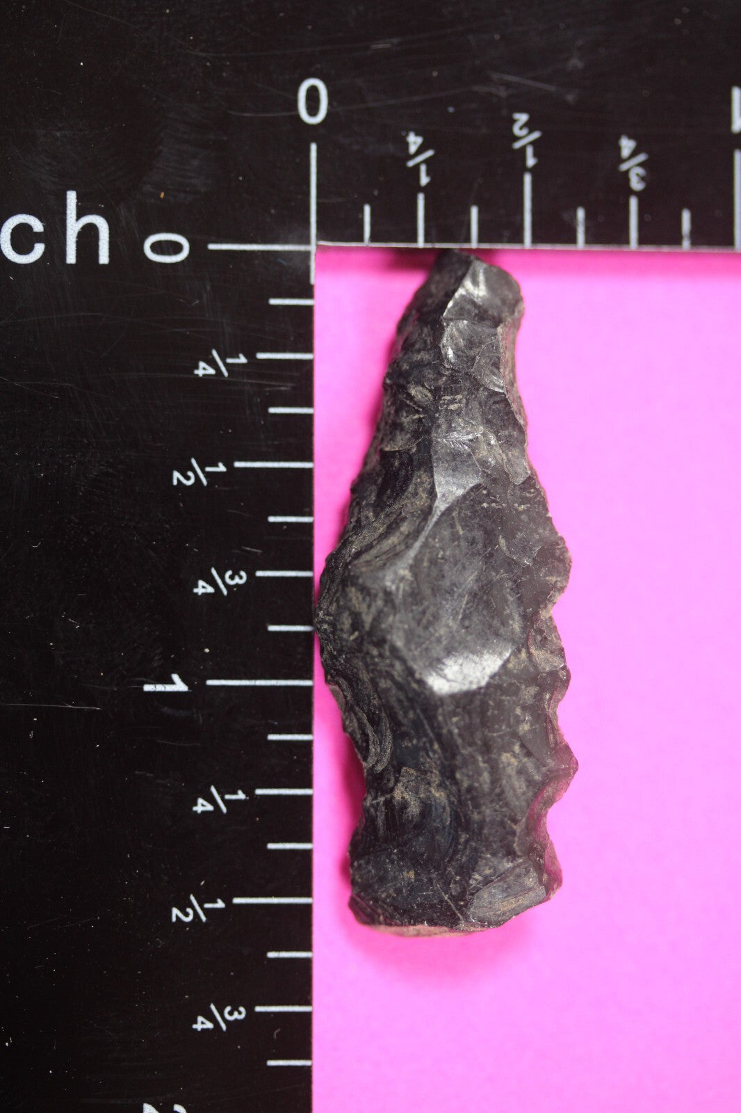 Authentic Pre Columbian Artifact Aztec Arrowhead Battle of Mexico City COA 70