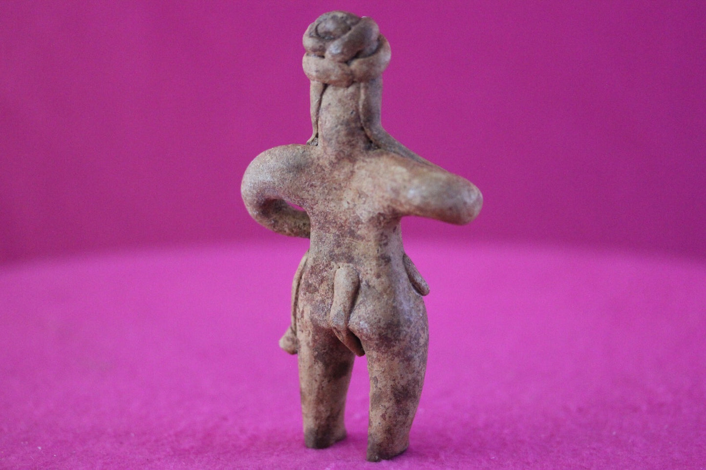 Authentic Pre Columbian Artifact Tomb Figure Colima Mexico 100 BC-250 AD COA 175