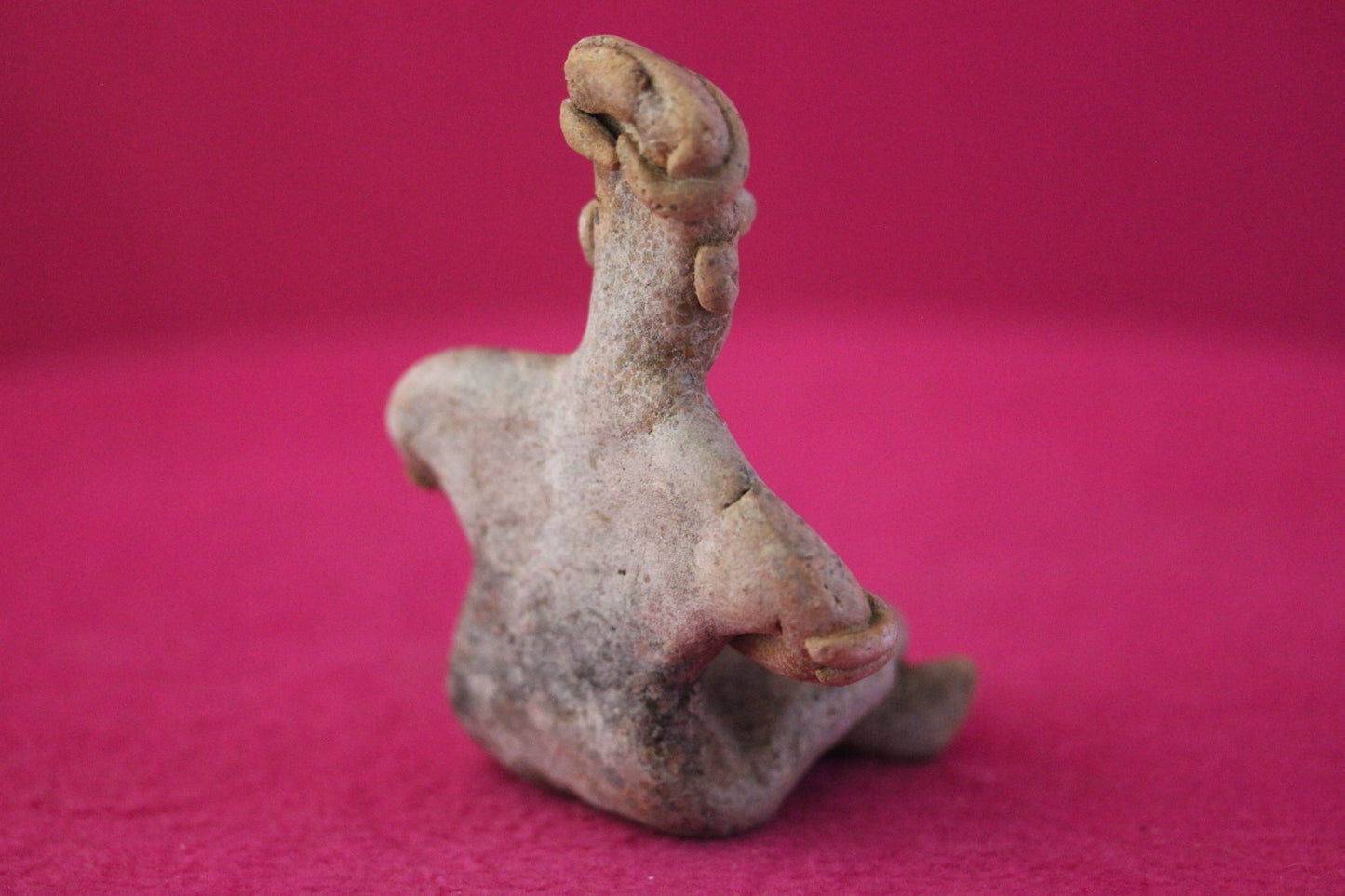 Authentic Pre Columbian Artifact Rare Seated Tomb Figure Colima Mexico COA 188
