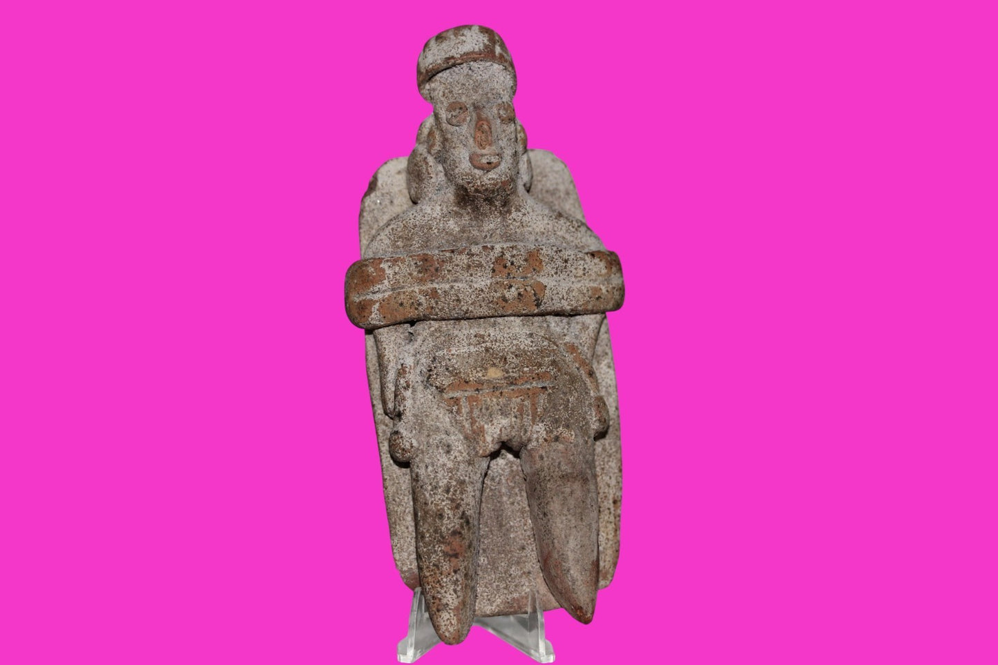 Pre Columbian Artifact Authentic Tomb Burial Figure Colima Mexico 100 BC COA 226