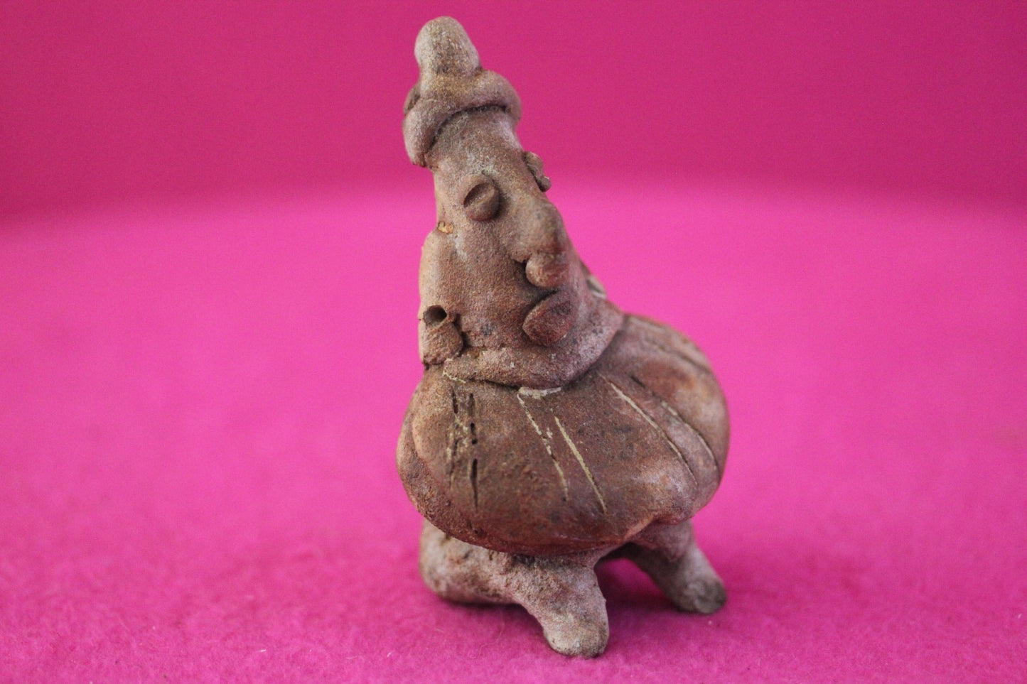 Authentic Pre Columbian Artifact Rare Skirted Tomb Figure Colima Mexico COA 181