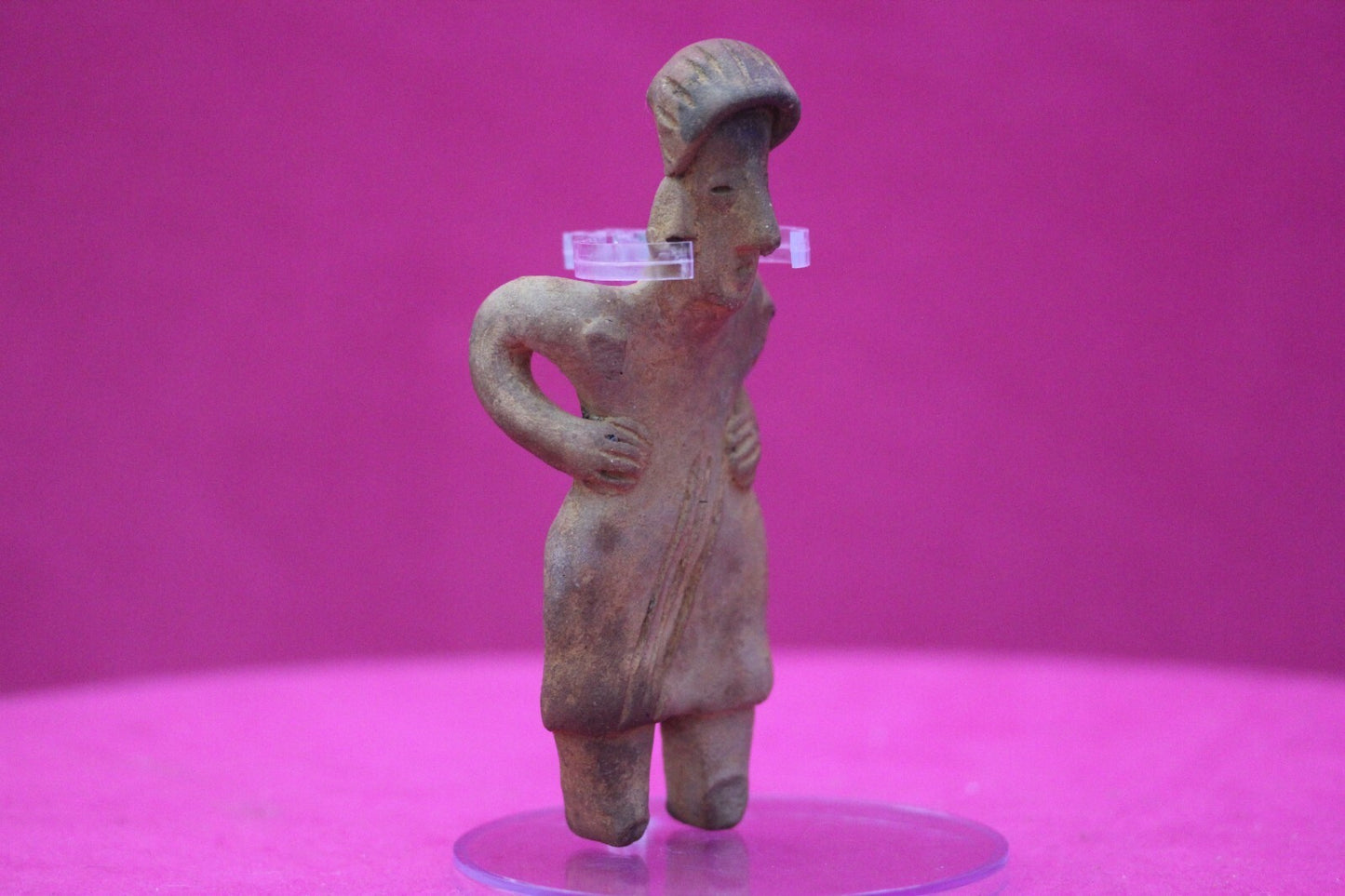 Authentic Pre Columbian Artifact Rare Grandma Tomb Figure Colima Mexico COA 150