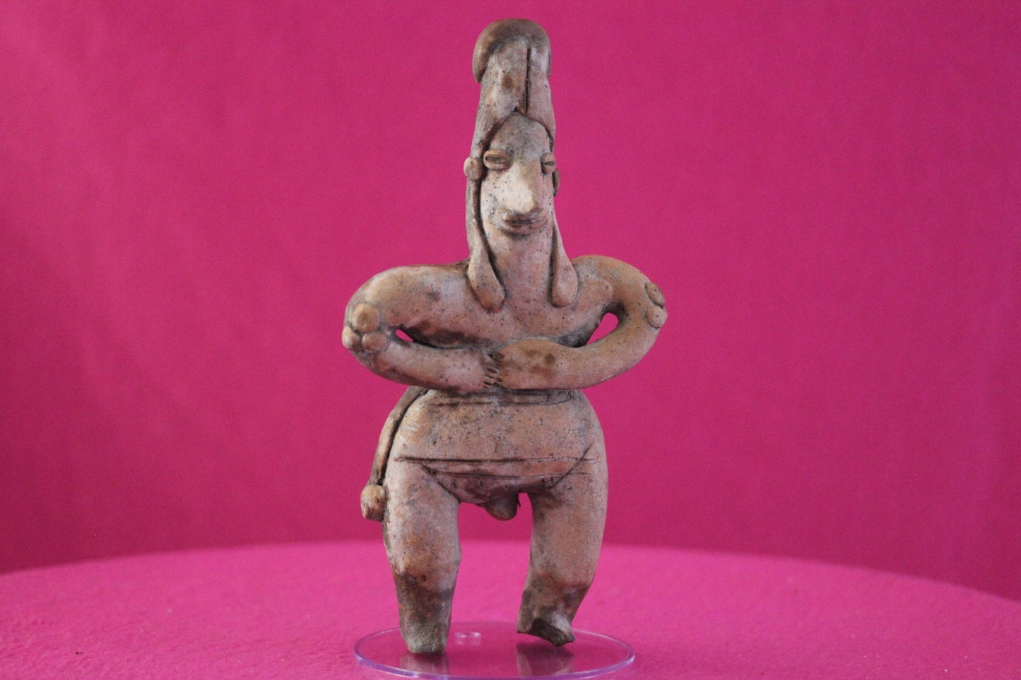 Pre Columbian Authentic Artifact Female Shaman Tomb Figure Colima Mexico COA 198