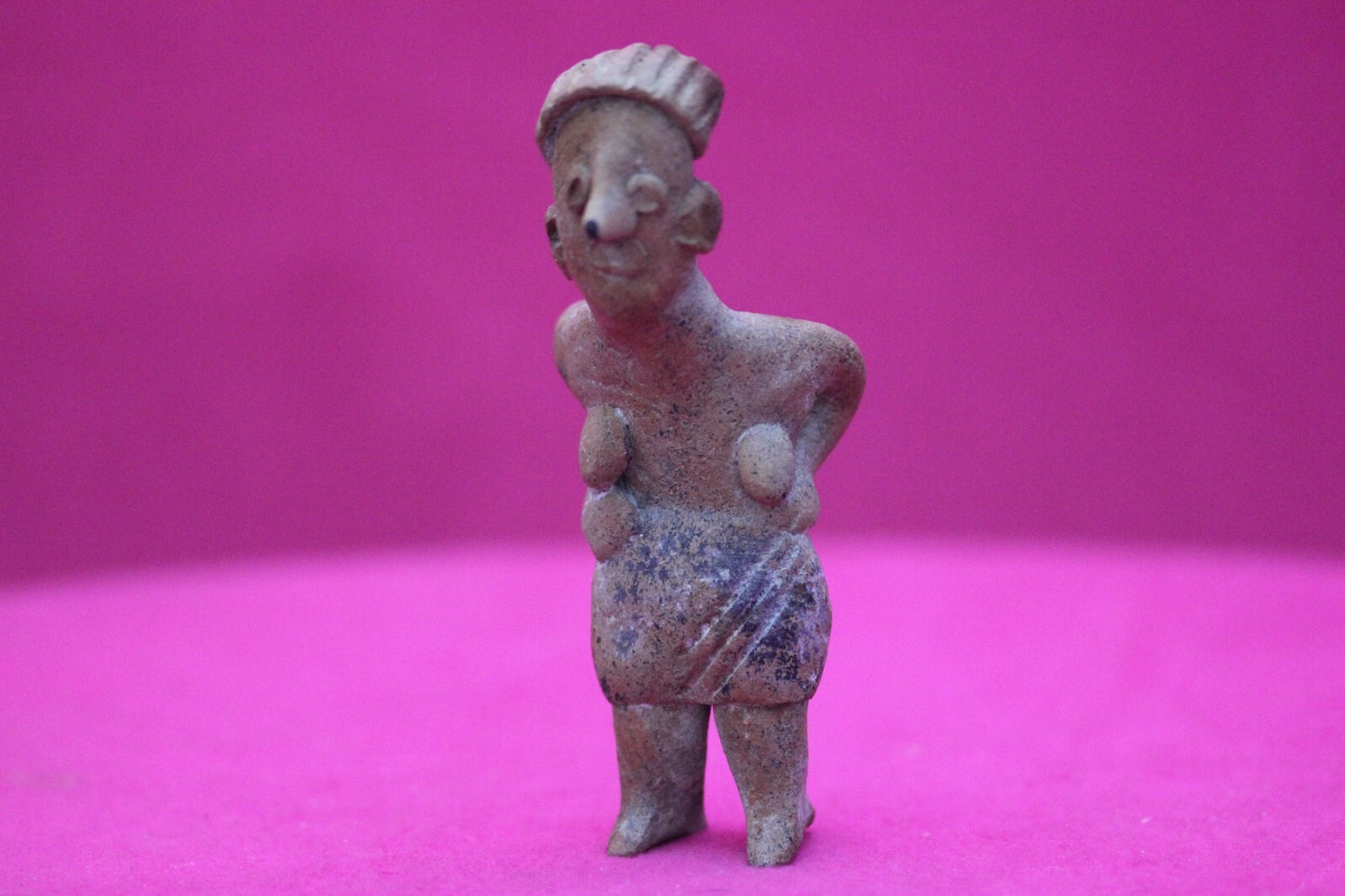 Authentic Pre Columbian Artifact Rare Grandma Tomb Figure Colima Mexico COA 153