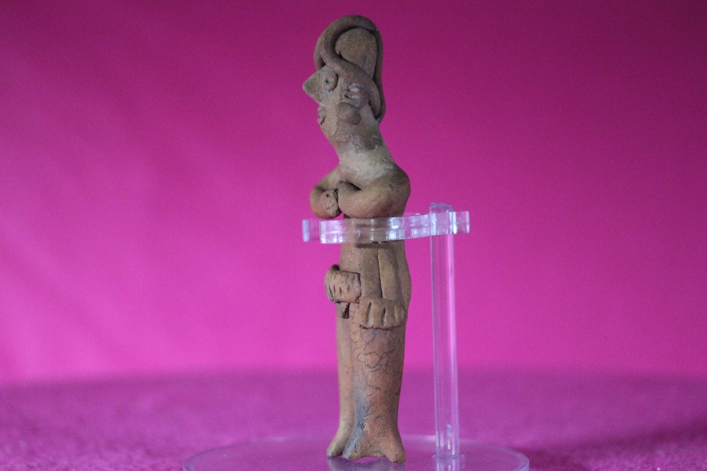 Authentic Pre Columbian Artifact Tomb Figure Colima Mexico 100 BC-250 AD COA 129