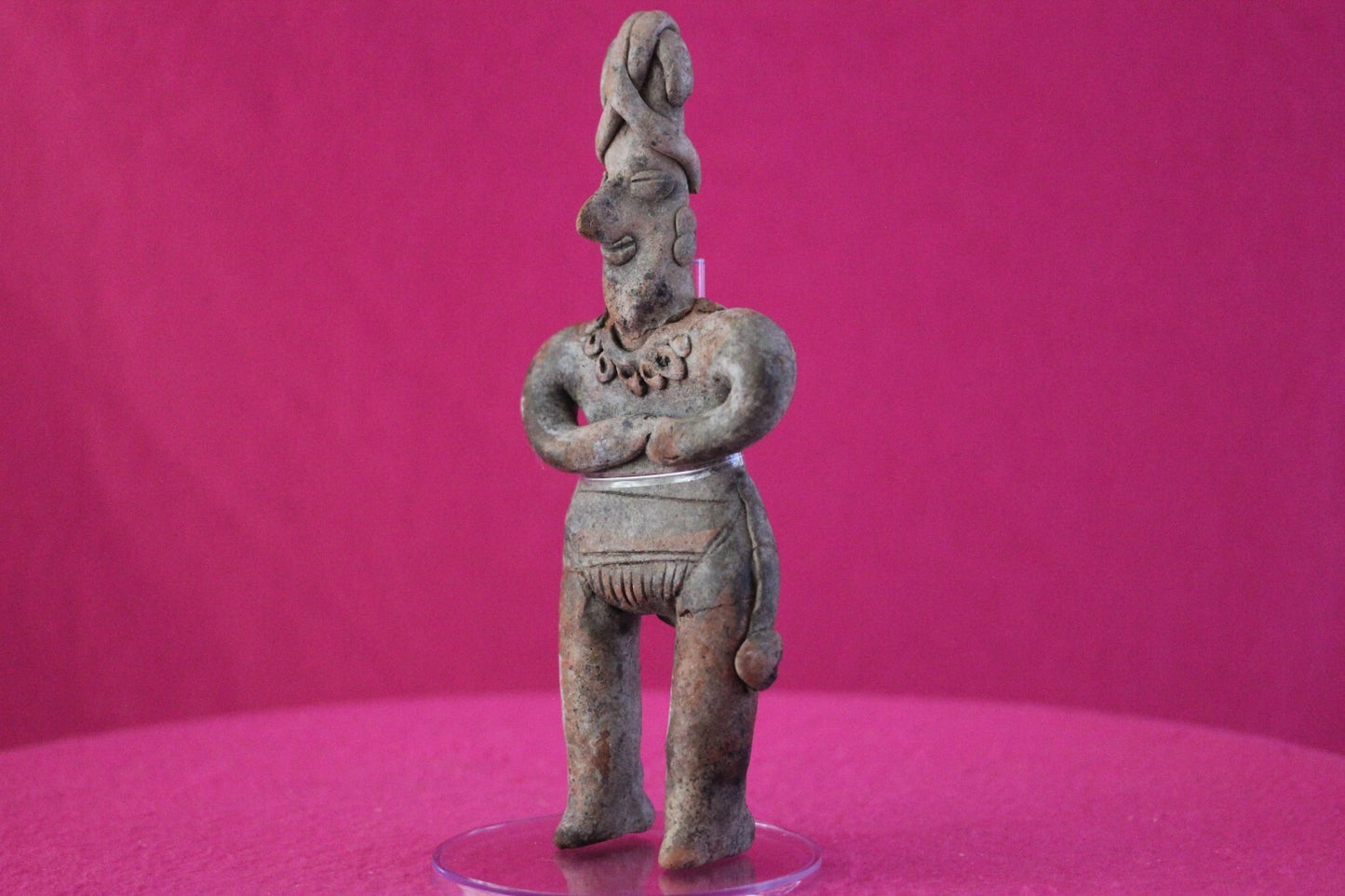 Authentic Pre Columbian Artifact Tomb Figure Colima Mexico 100 BC-250 AD COA 161