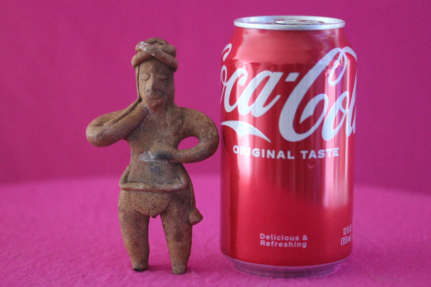 Authentic Pre Columbian Artifact Tomb Figure Colima Mexico 100 BC-250 AD COA 175