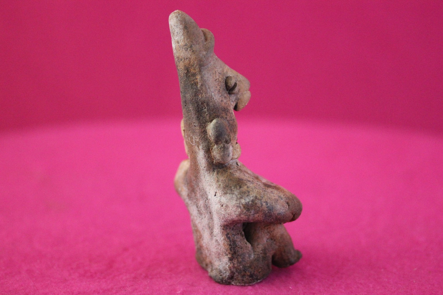 Authentic Pre Columbian Artifact Rare Skirted Tomb Figure Colima Mexico COA 182