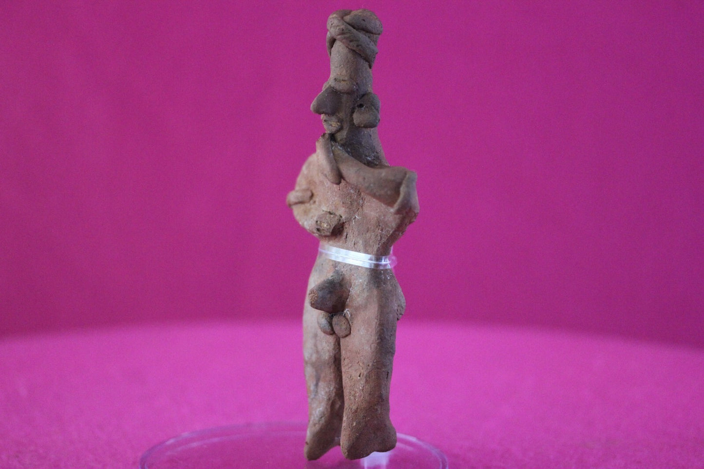 Authentic Pre Columbian Artifact Tomb Figure Colima Mexico 100 BC-250 AD COA 164